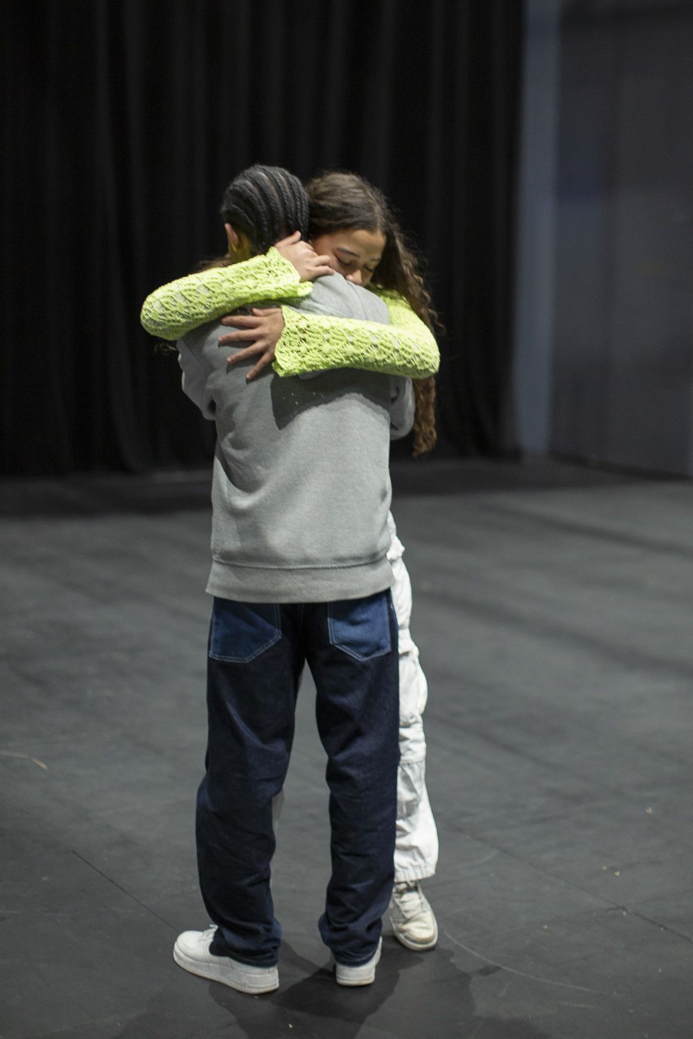 Les 17 jeunes de la 12e édition avec Noëmie Ksicova et Cécile Péricone © Mélissa Boucher